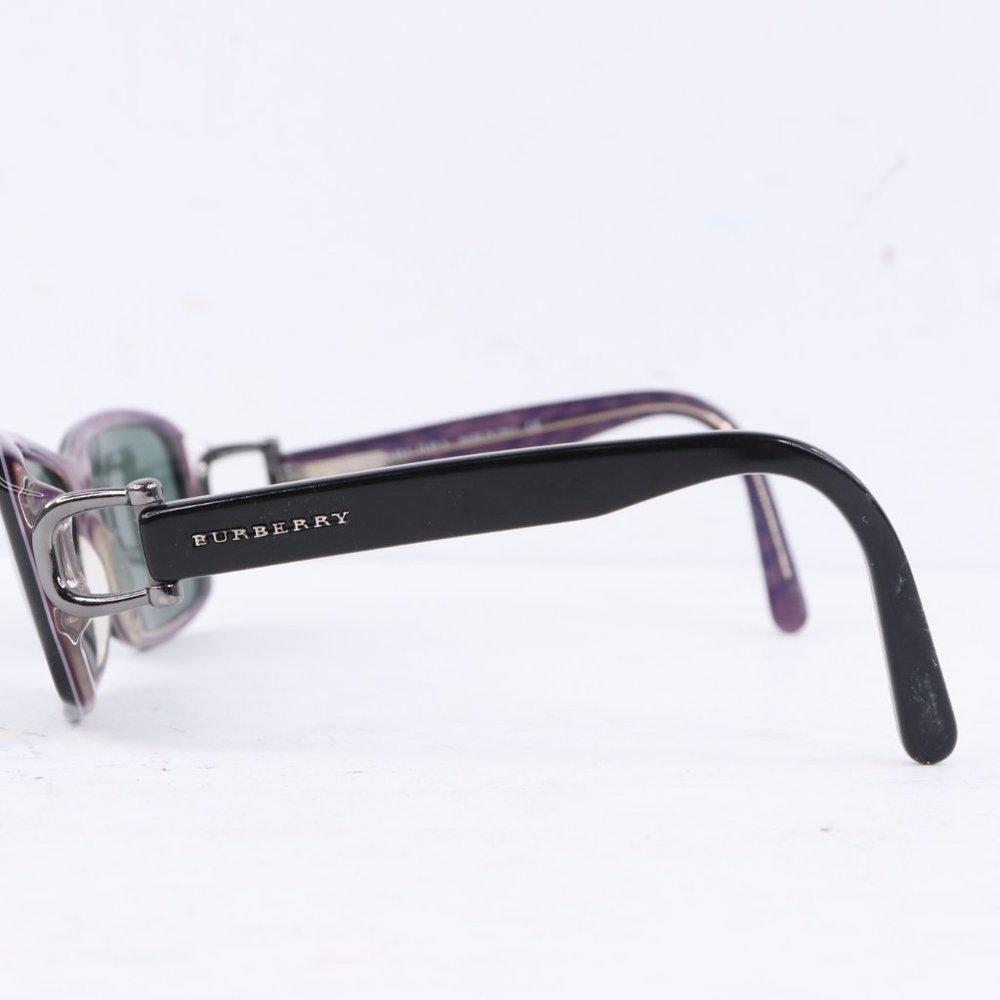 Burberry Rectangle Horseshoe Acetate Sunglasses Rx - image 7
